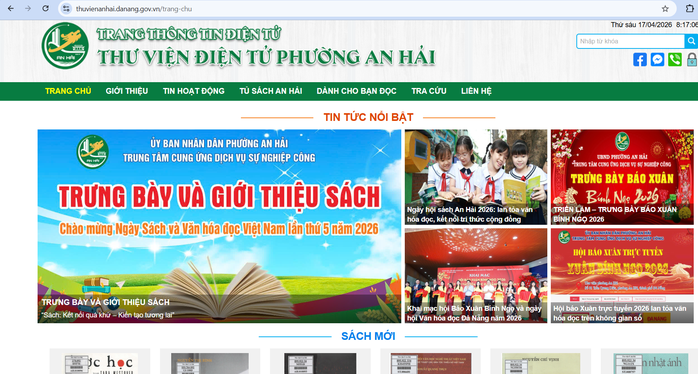 Thư viện điện tử miễn phí tại phường An Hải Đà Nẵng: Khai mở tri thức cho cộng đồng - Ảnh 1.
