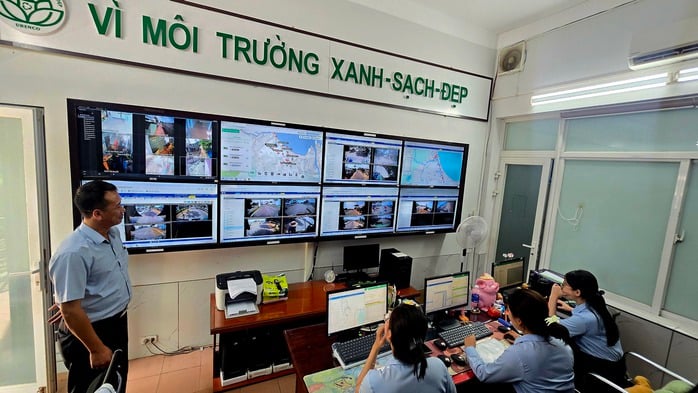Da Nang își digitalizează procesul de colectare a deșeurilor cu ajutorul camerelor de supraveghere și GPS - Fotografia 1. Đà Nẵng số hóa quy trình thu gom rác với camera giám sát và GPS - Ảnh 1.