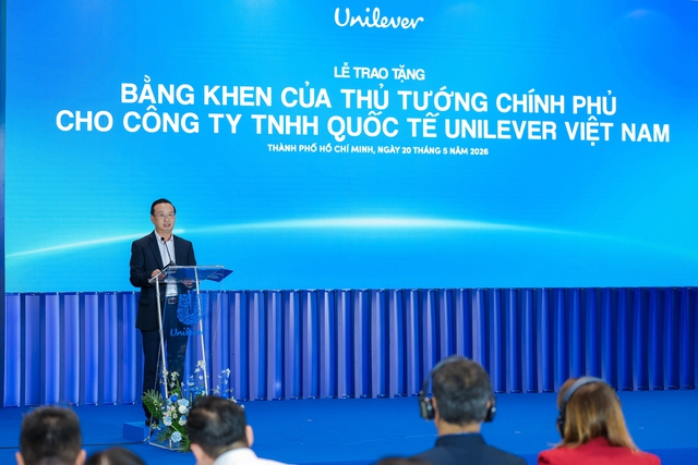 Unilever Việt Nam nhận bằng khen của Thủ tướng  - Ảnh 1.
