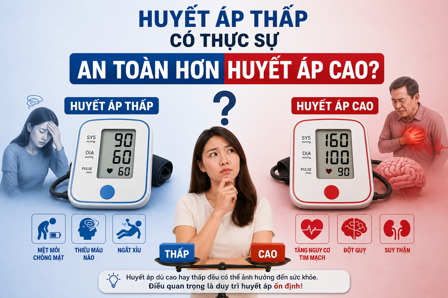 Huyết áp thấp có thực sự an toàn hơn huyết áp cao?- Ảnh 1.