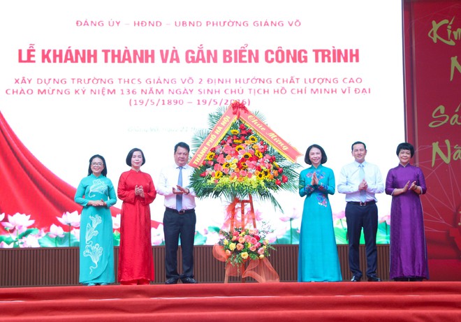 Hà Nội khánh thành trường THCS định hướng chất lượng cao- Ảnh 2.