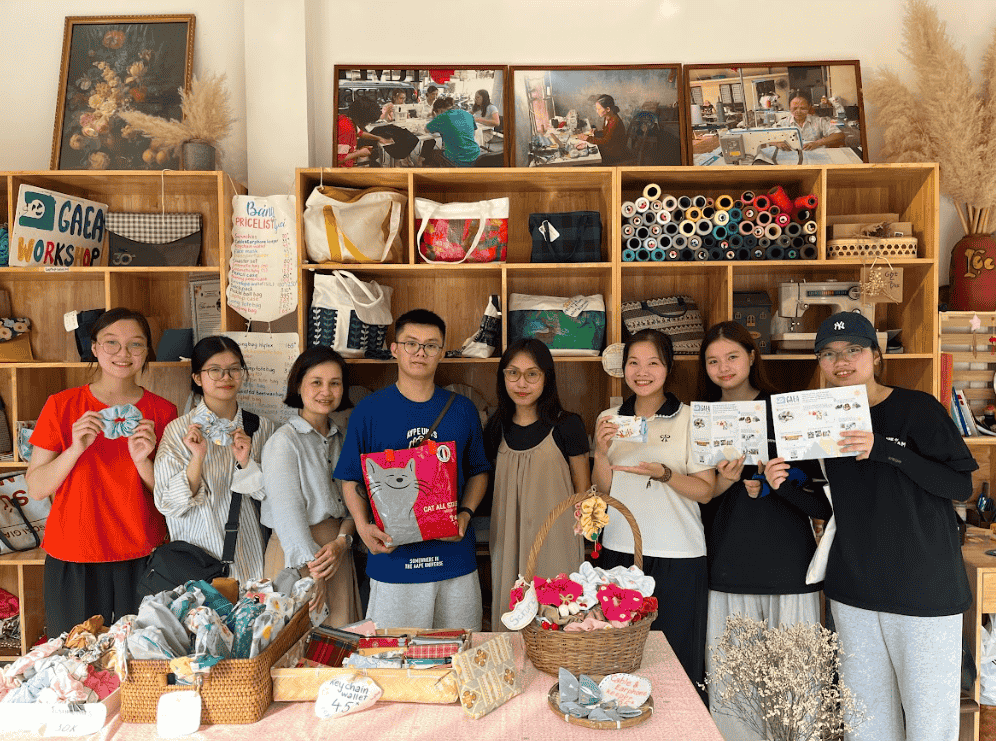 Mục tiêu của Gaea là lan tỏa tinh thần vì môi trường và thay đổi cách nhìn của cộng đồng về giá trị của rác thải. (Ảnh: Thảo Vy, Phương Anh)