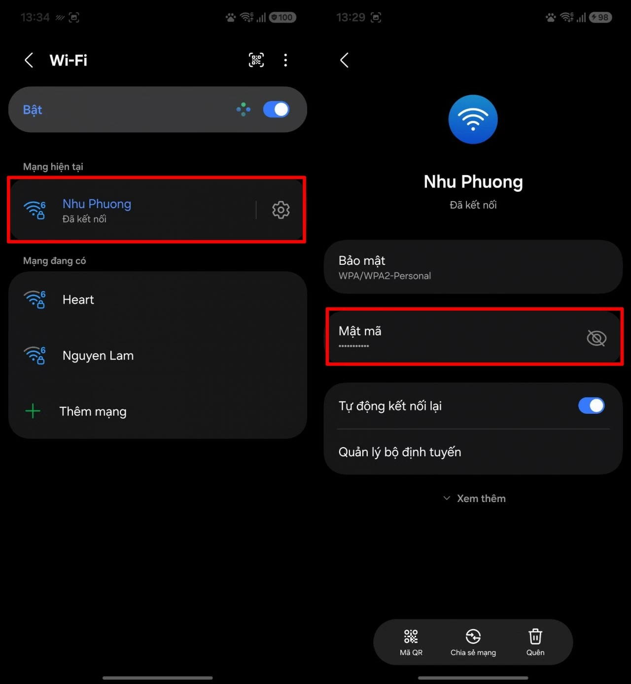 Kliknij Wi-Fi, a następnie wybierz odpowiednią sieć. Nhấn vào Wi-Fi, sau đó chọn đúng mạng.