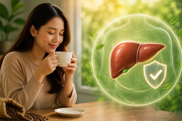 3 lợi ích với gan khi uống cà phê điều độ mỗi ngày- Ảnh 1.