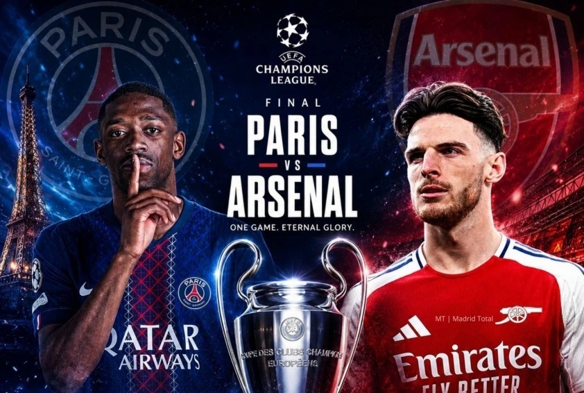 UCL決勝2026 公式プログラム PSG Arsenal アーセナル パリCL 2025/2026シーズンのチャンピオンズリーグ決勝、PSG対アーセナル戦は