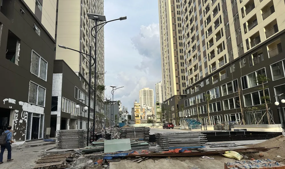 Dự án nhà ở xã hội ở 324 Lý Thường Kiệt. Ảnh: THANH HIỀN