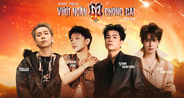 Ca sĩ, rapper trăm triệu view tranh tài ở 'Anh trai vượt ngàn chông gai' - Ảnh 1.