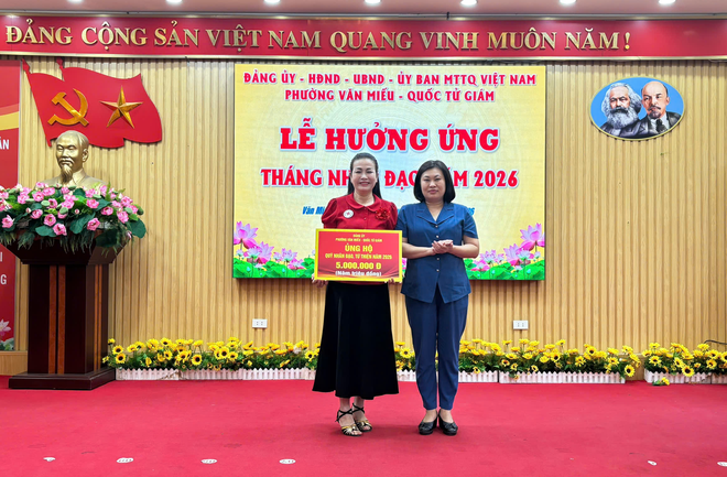 Phường Văn Miếu - Quốc Tử Giám hưởng ứng Tháng Nhân đạo 2026- Ảnh 3.