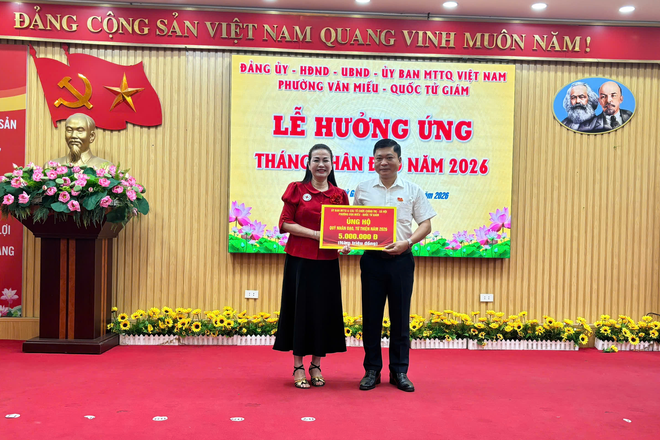 Phường Văn Miếu - Quốc Tử Giám hưởng ứng Tháng Nhân đạo 2026- Ảnh 6.