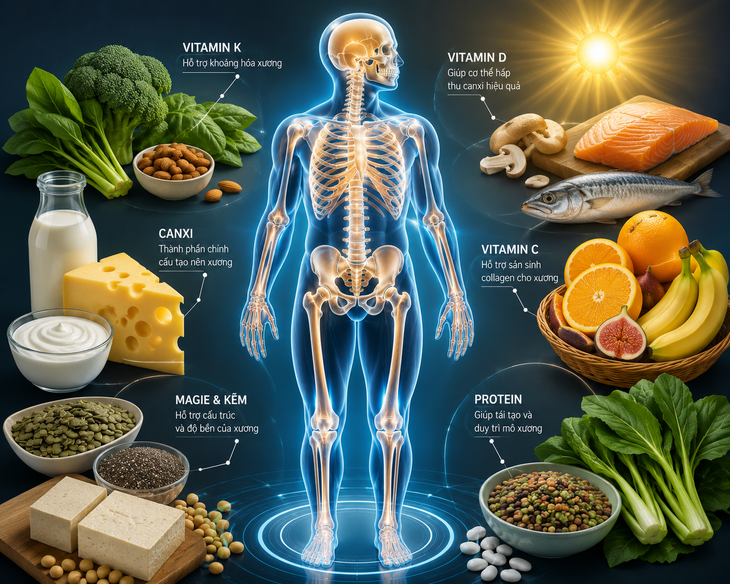 Có nên bổ sung vitamin D và canxi cùng một lúc? - Ảnh 1.