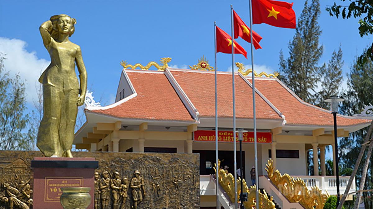 حوالي غصن من زهر الكمثرى Nhà lưu niệm chị Võ Thị Sáu tại phường Bà Rịa, TP.HCM.