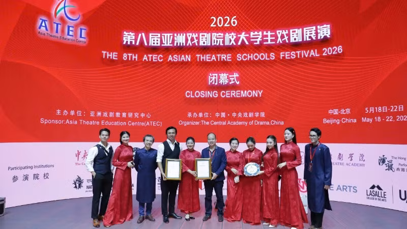 Vở Pygmalion của Trường đại học Sân khấu-Điện ảnh Hà Nội giành giải Vở diễn xuất sắc tại Liên hoan các trường đào tạo Sân khấu châu Á lần thứ VIII-2026. (Ảnh: BTC)
