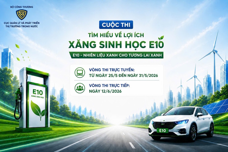 Melancarkan pertandingan untuk mengetahui tentang manfaat biobahan api E10 - Foto 1. Phát động Cuộc thi tìm hiểu về lợi ích của xăng sinh học E10- Ảnh 1.
