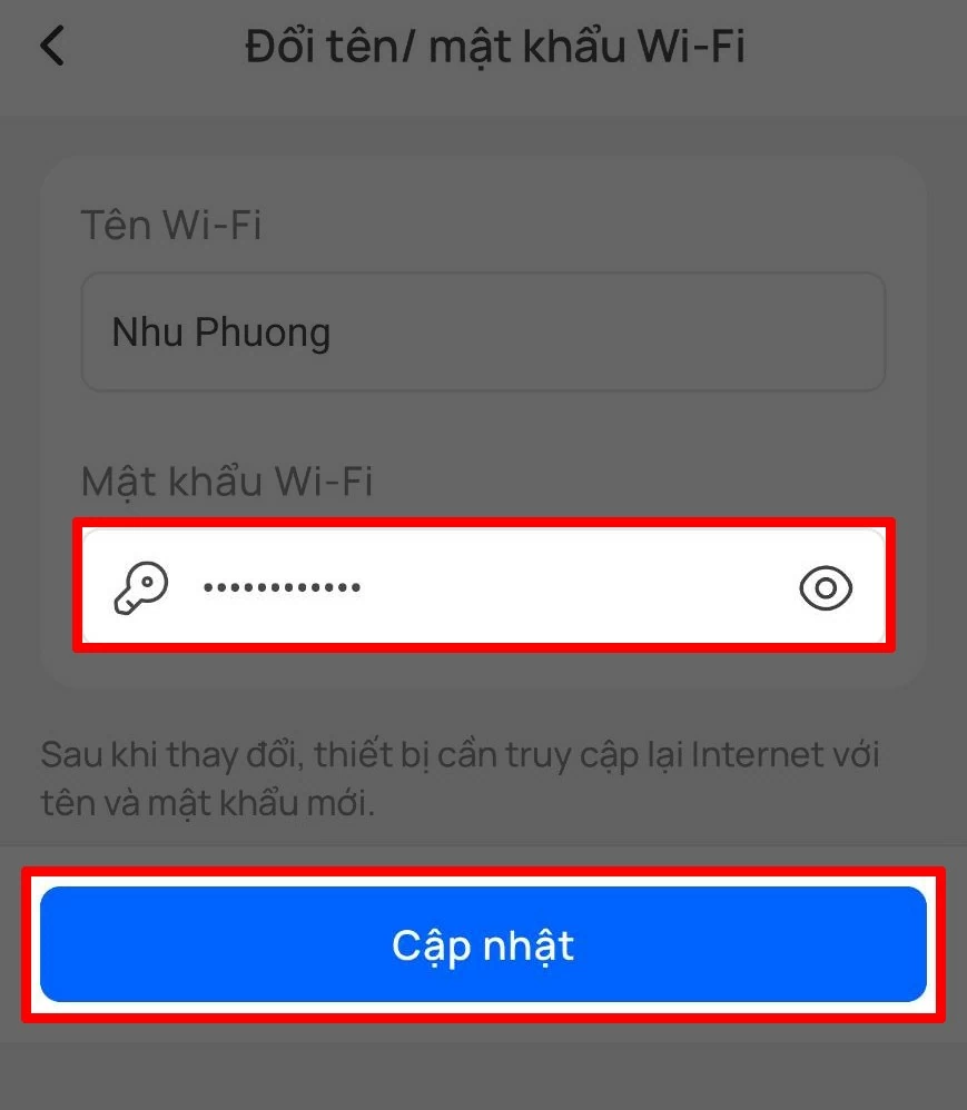 Nhập mật khẩu mới mà bạn muốn sử dụng. Nhập mật khẩu mới mà bạn muốn sử dụng.
