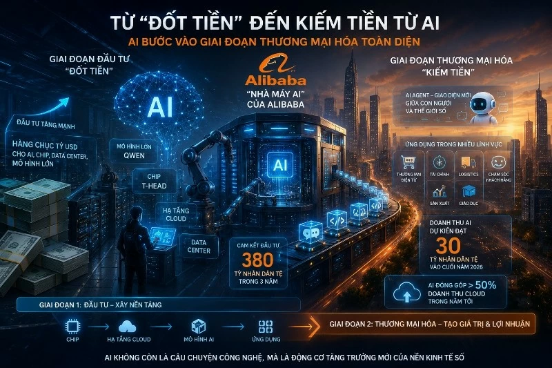Từ đốt tiền đến kiếm tiền từ AI