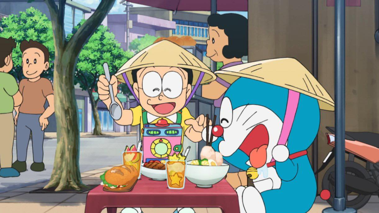 Tập đặc biệt Doraemon lên sóng Nhật Bản, đậm chất Việt với áo dài, nón ...
