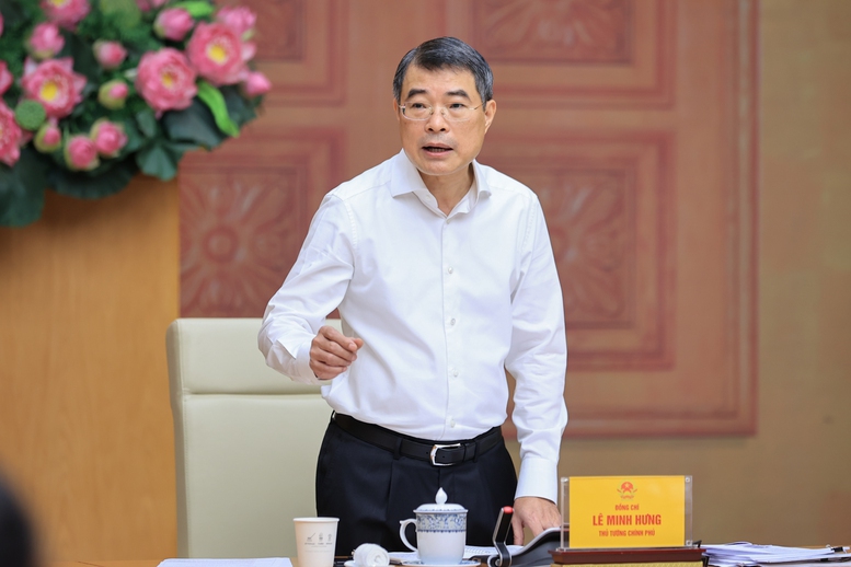 Thủ tướng Lê Minh Hưng làm việc với Bộ Công Thương- Ảnh 1.