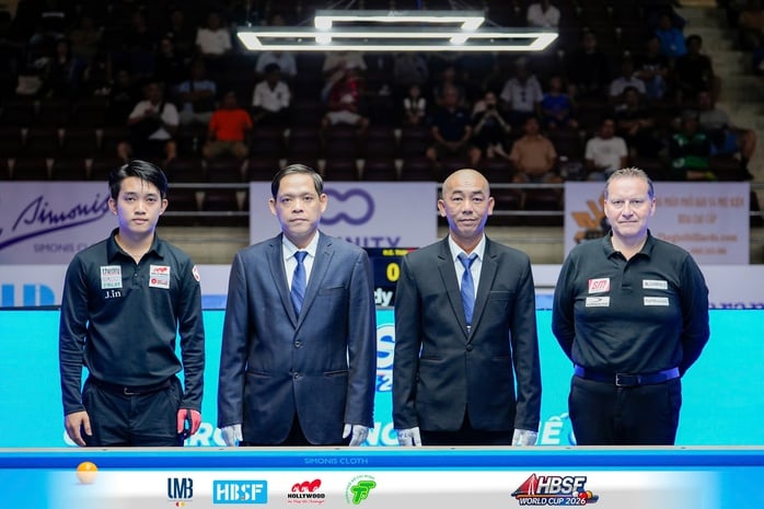 Chiêm Hồng Thái tạo lập kỳ tích tại World Cup billiards carom TPHCM - Ảnh 1.