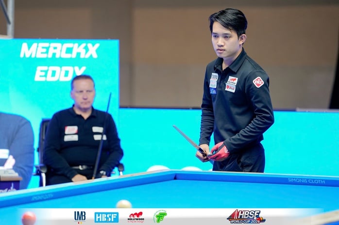 Chiêm Hồng Thái tạo lập kỳ tích tại World Cup billiards carom TPHCM - Ảnh 3.