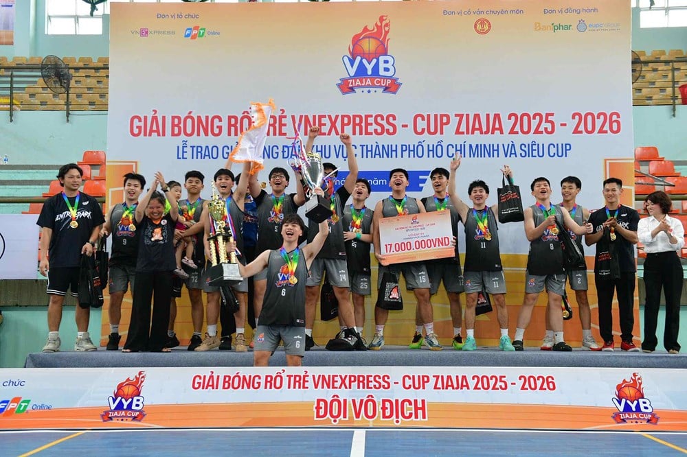 Bế mạc Giải bóng rổ Trẻ VnExpress - Cúp Ziaja mùa giải 2025-2026 - ảnh 4