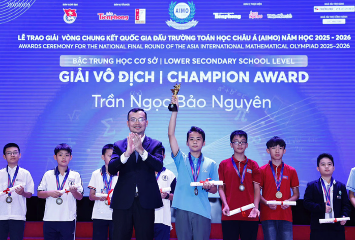 Vinh danh các tài năng Toán học trẻ - Ảnh 1.