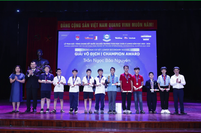 Vinh danh các tài năng Toán học trẻ - Ảnh 2.