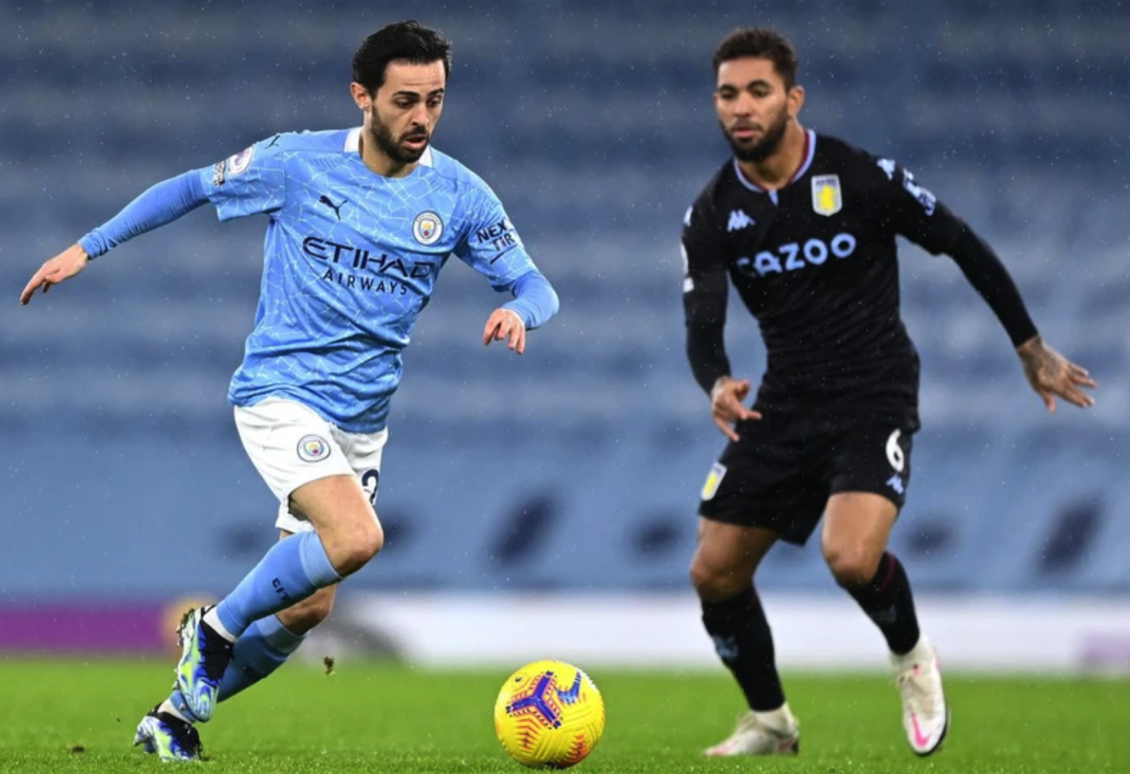Một trận đấu không có nhiều ý nghĩa về mặt kết quả đối với cả Man City và Aston Villa. Ảnh: DM