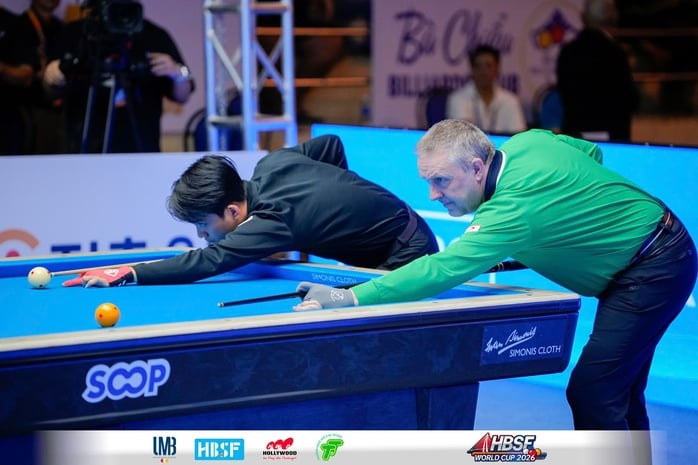 Chiêm Hồng Thái về nhì World Cup billiards ba băng TPHCM - Ảnh 2.