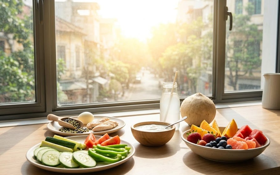 Tuần nắng nóng gay gắt: 4 nhóm thực phẩm tốt nhất nên ăn để bảo vệ sức khỏe