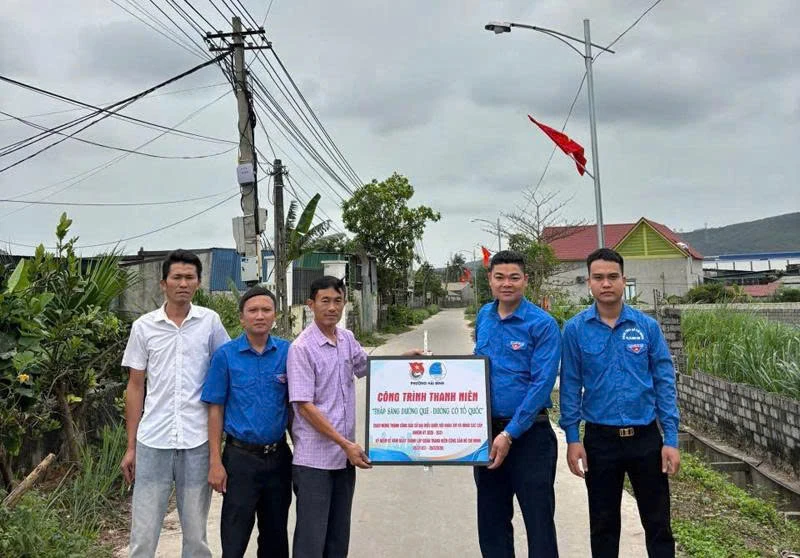Đoàn phường Hải Bình đẩy mạnh các phong trào thanh niên