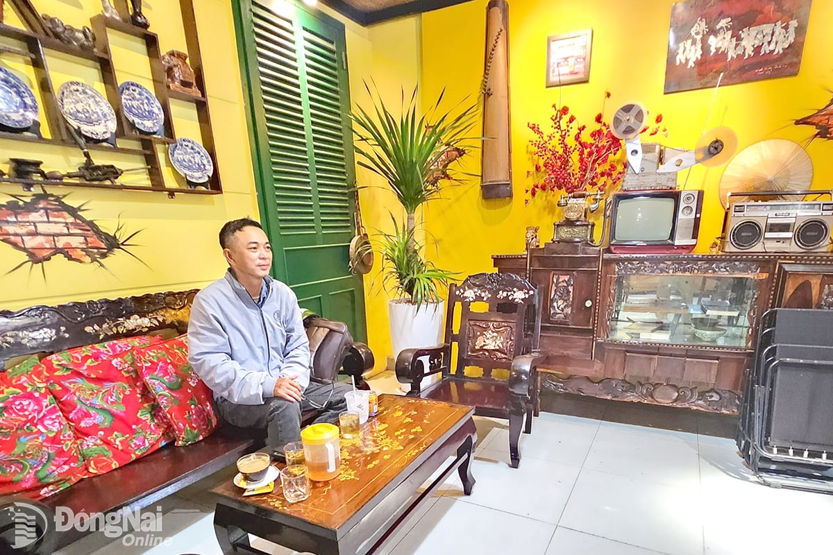 ภายในคาเฟ่บรรยากาศย้อนยุคใจกลางเมืองเบียนฮวา