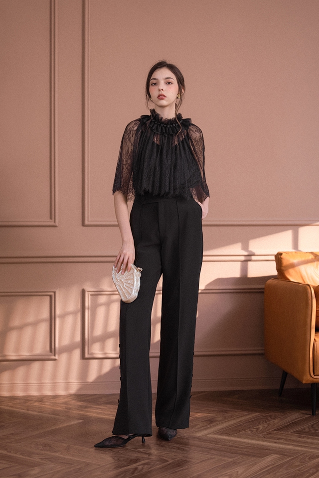 Hochgeschnittene Hosen passen zu jedem Stil. 'Cân' mọi phong cách với chiếc quần tây cạp cao- Ảnh 3.