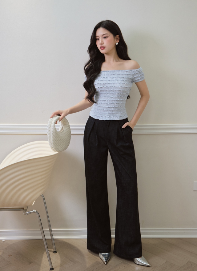 Hochgeschnittene Hosen passen zu jedem Stil. 'Cân' mọi phong cách với chiếc quần tây cạp cao- Ảnh 9.
