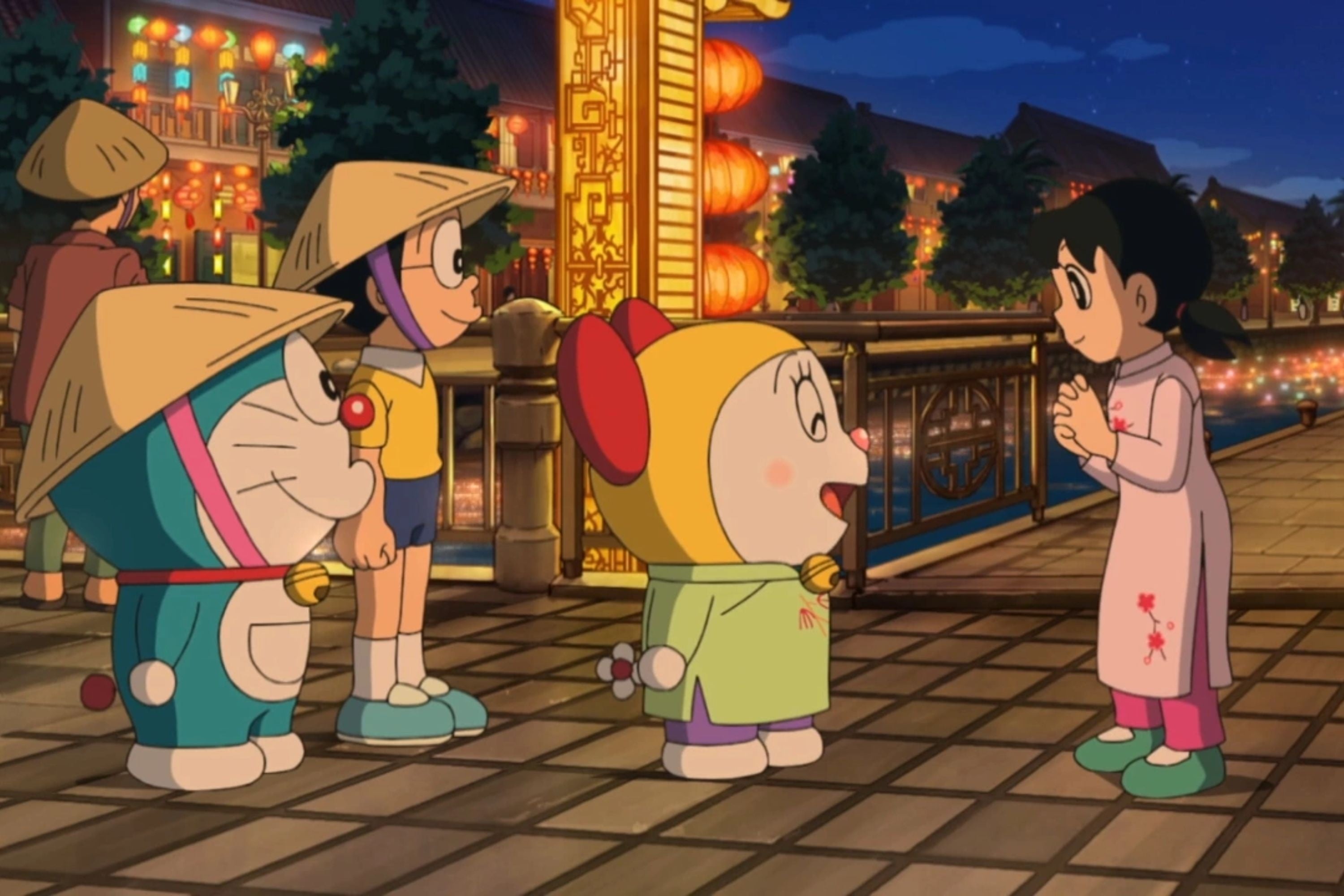 Vietnam se objevuje ve filmu Doraemon (obrázek 3).