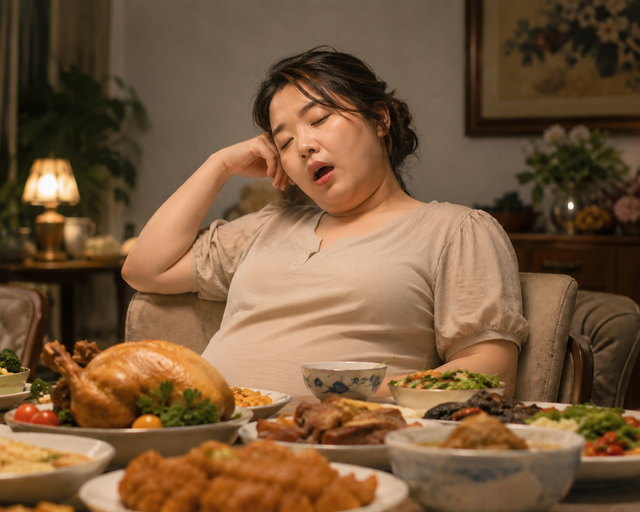 Pourquoi ai-je sommeil juste après avoir mangé ? - Image 2. Vì sao vừa ăn xong đã buồn ngủ?- Ảnh 2.