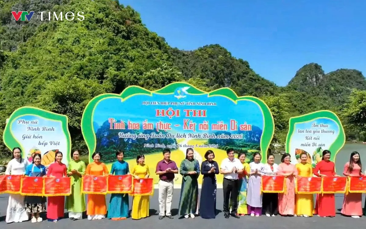 ການແຂ່ງຂັນ Hội thi “Tinh hoa ẩm thực - Kết nối miền di sản” năm 2026. Ảnh: Quốc Hưng