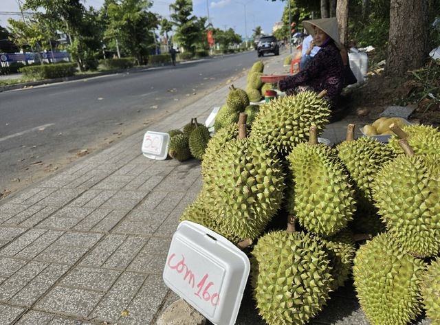 Behind the durian spilling onto the roadside - Photo 1. Đằng sau việc sầu riêng tràn ra lề đường- Ảnh 1.