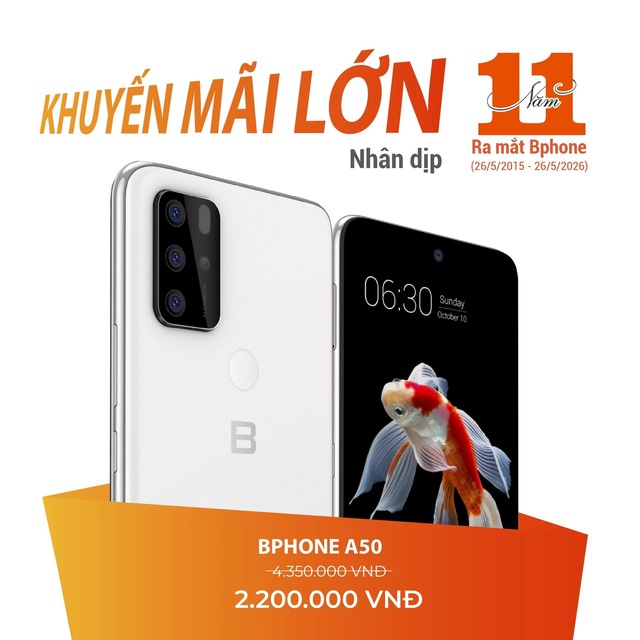 Il prezzo del Bphone, un modello di 5 anni fa, è stato appena dimezzato - Immagine 1. Chiếc Bphone 5 năm tuổi vừa được giảm nửa giá - Ảnh 1.