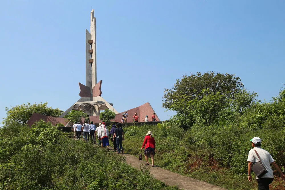 Turisti in visita all'isola di Con Co