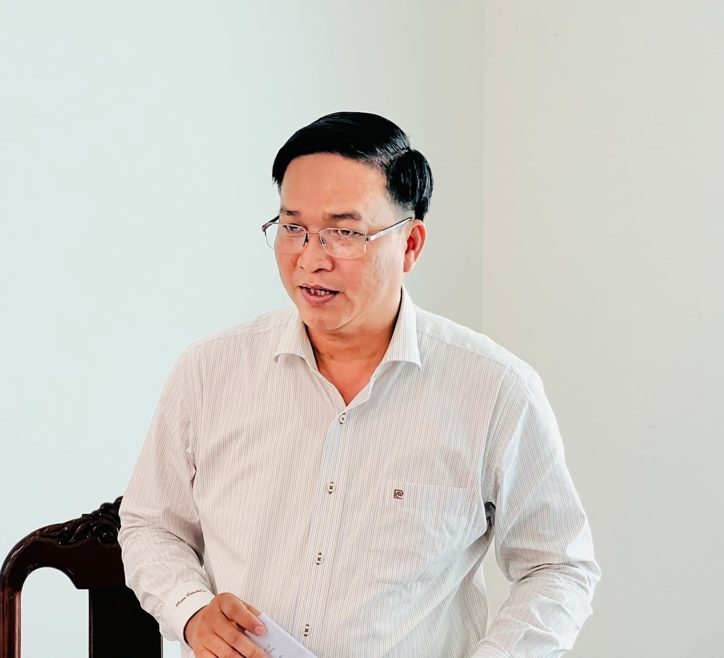 Ông Huỳnh Thạch Sum, Chi cục trưởng Chi cục Biển, Hải đảo và Kiểm ngư tỉnh Cà Mau. Ảnh: Trọng Linh.