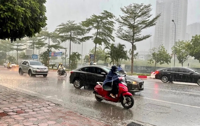 Những khu vực nào có mưa dông chiều nay?- Ảnh 1.