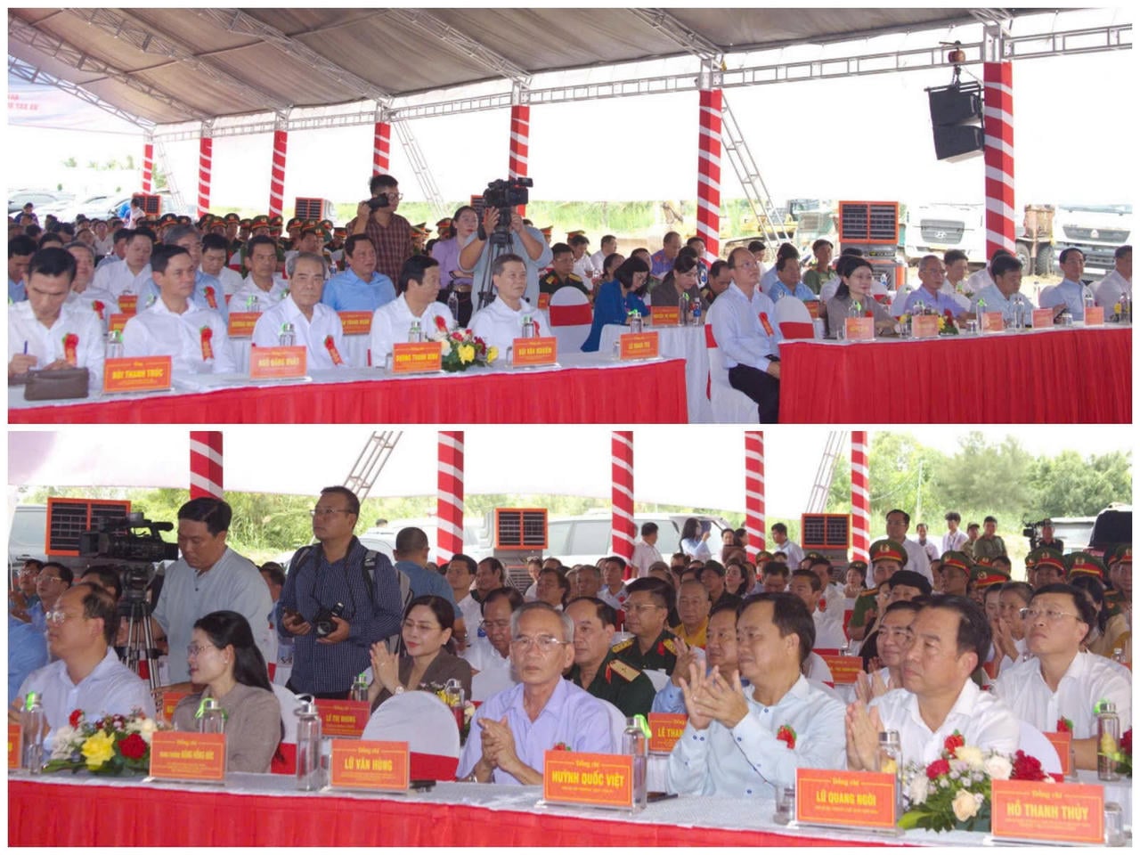 Đại biểu Trung ương, lãnh đạo thành phố Đồng Nai và tỉnh Cà Mau tham dự buổi lễ.