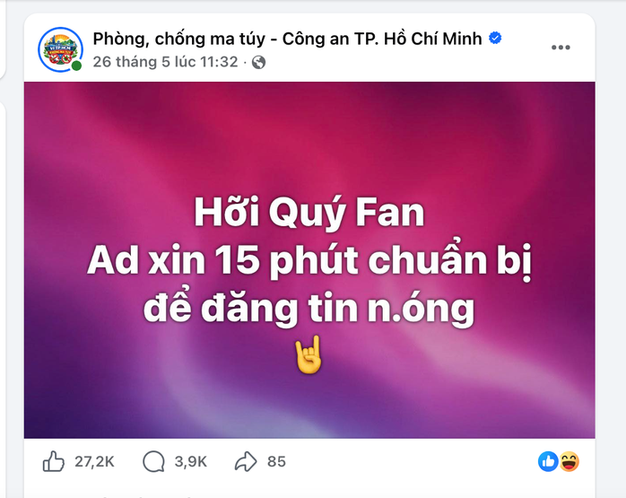 Fanpage Công an TP HCM “lột xác” cách làm, hút 