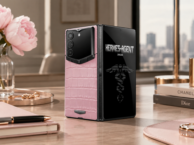 Vertu Alphafold: Điện thoại gập A.I. với Hermes Agent và thiết kế xa xỉ - Ảnh 3.