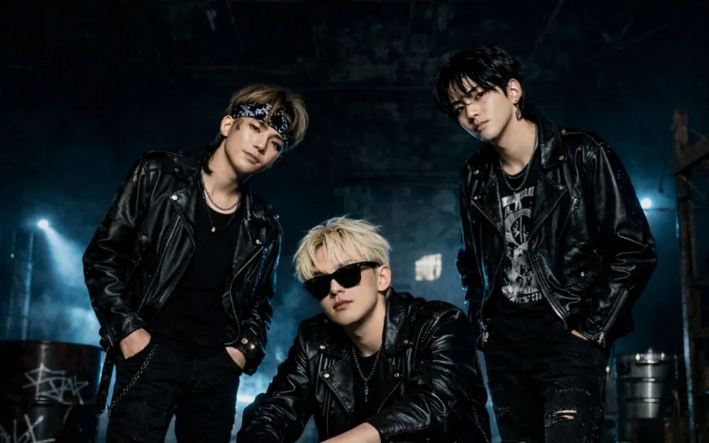 Photos conceptuelles sur le thème du rock pour le groupe virtuel de K-pop Tessar - Photo : TANK ENM