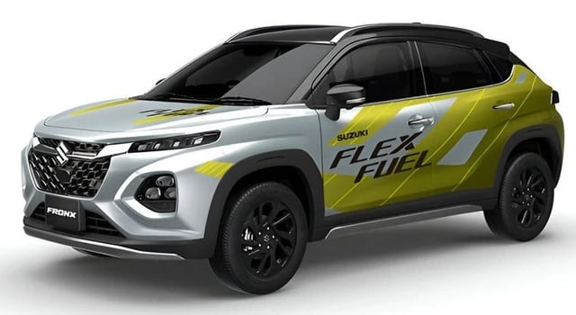 SUV cỡ nhỏ Suzuki Fronx sắp có phiên bản chạy xăng E100 - Ảnh 1.