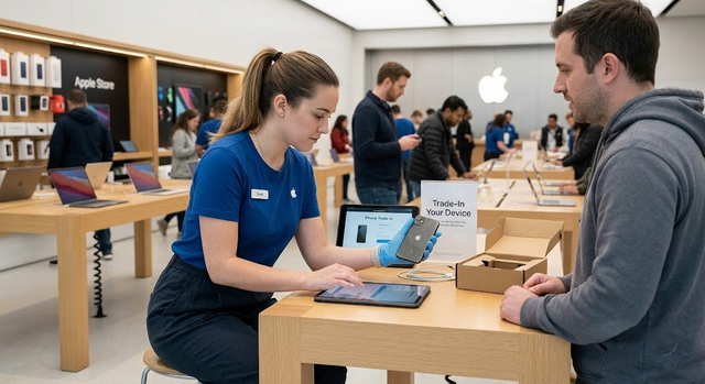 Apple bất ngờ tăng giá thu mua iPhone, iPad cũ - Ảnh 1.