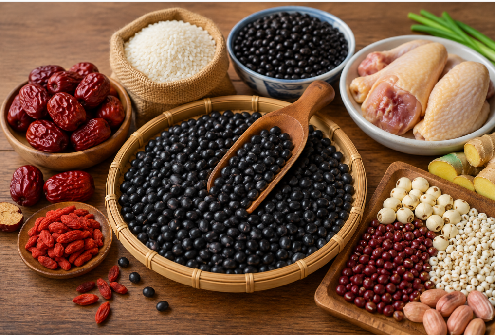 3 hidangan yang diperbuat daripada kacang hitam yang membantu menyuburkan buah pinggang dan menyokong tidur - Imej 1. 3 món ăn từ đậu đen giúp bổ thận và hỗ trợ giấc ngủ- Ảnh 1.