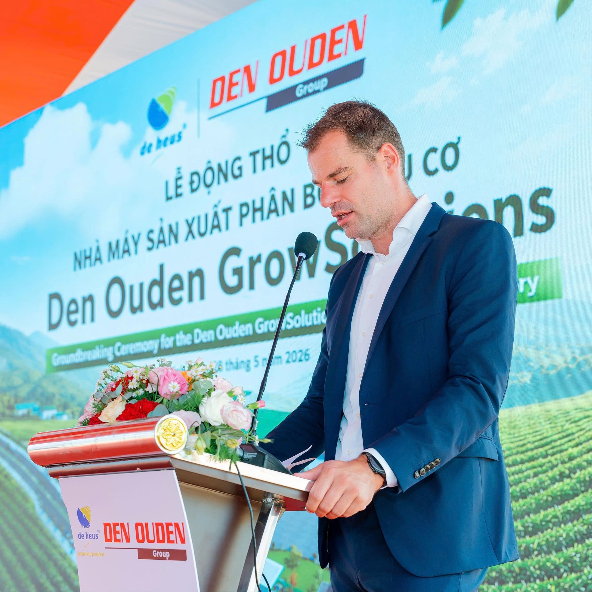 Ông Jeroen den Ouden - Tổng giám đốc Tập đoàn Den Ouden. Ảnh: DeHeus. 
