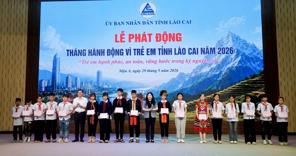 Phát động Tháng hành động vì trẻ em Lào Cai năm 2026 - ảnh 2